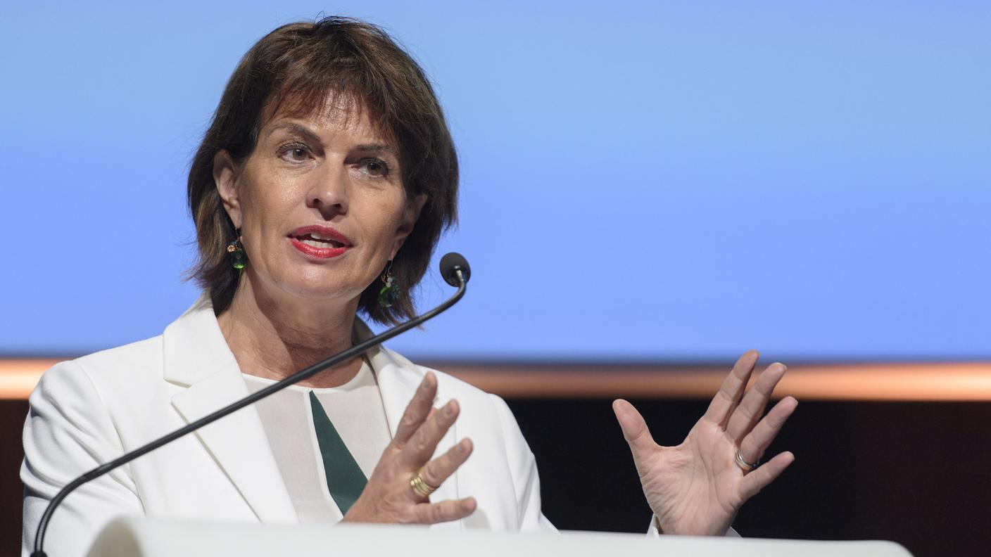 La ministra dei trasporti Doris Leuthard