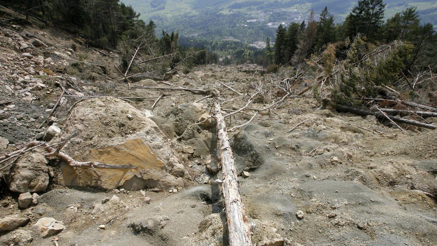 La frana di Goldau nel 2005