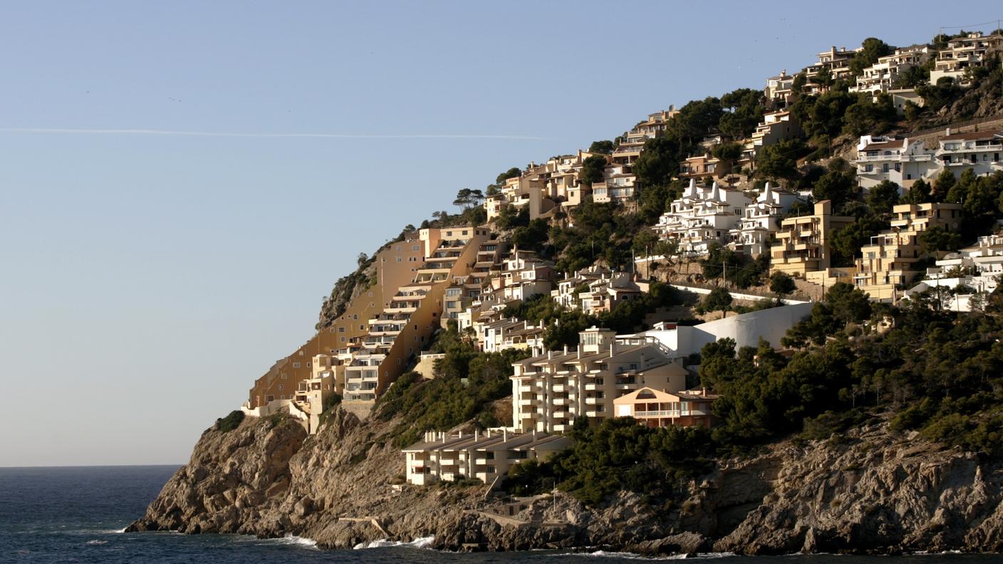 Uno scorcio della località di Andratx, dove il fulmine ha colpito i due turisti svizzeri