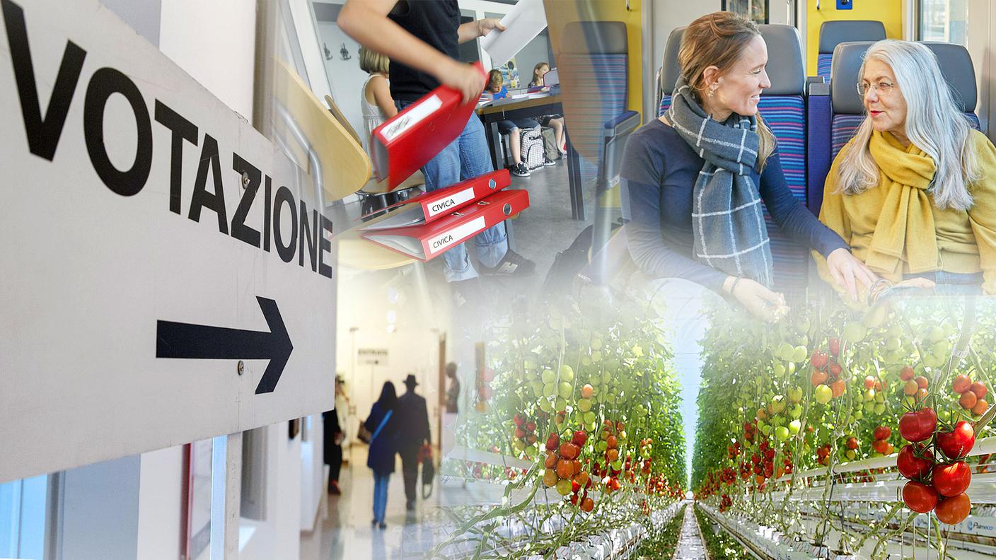Con la RSI, risultati in tempo reale, reazioni e commenti, a partire dalle 12.00