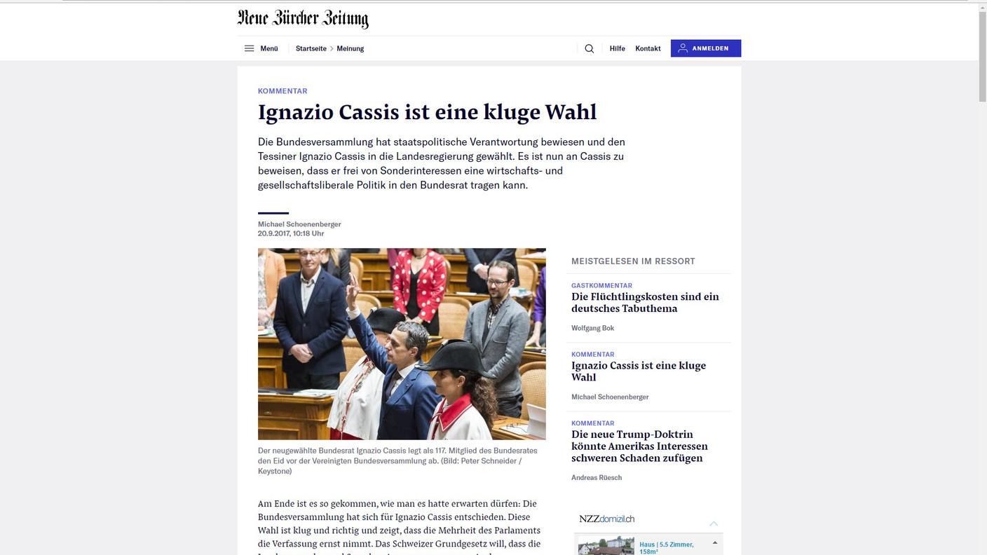 Neue Zürcher Zeitung