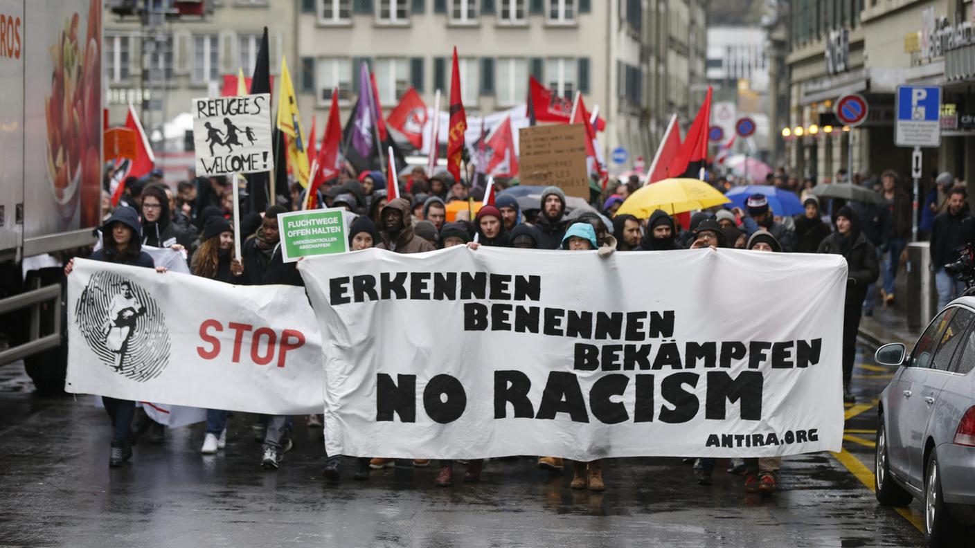 Recente manifestazione contro il razzismo a Berna