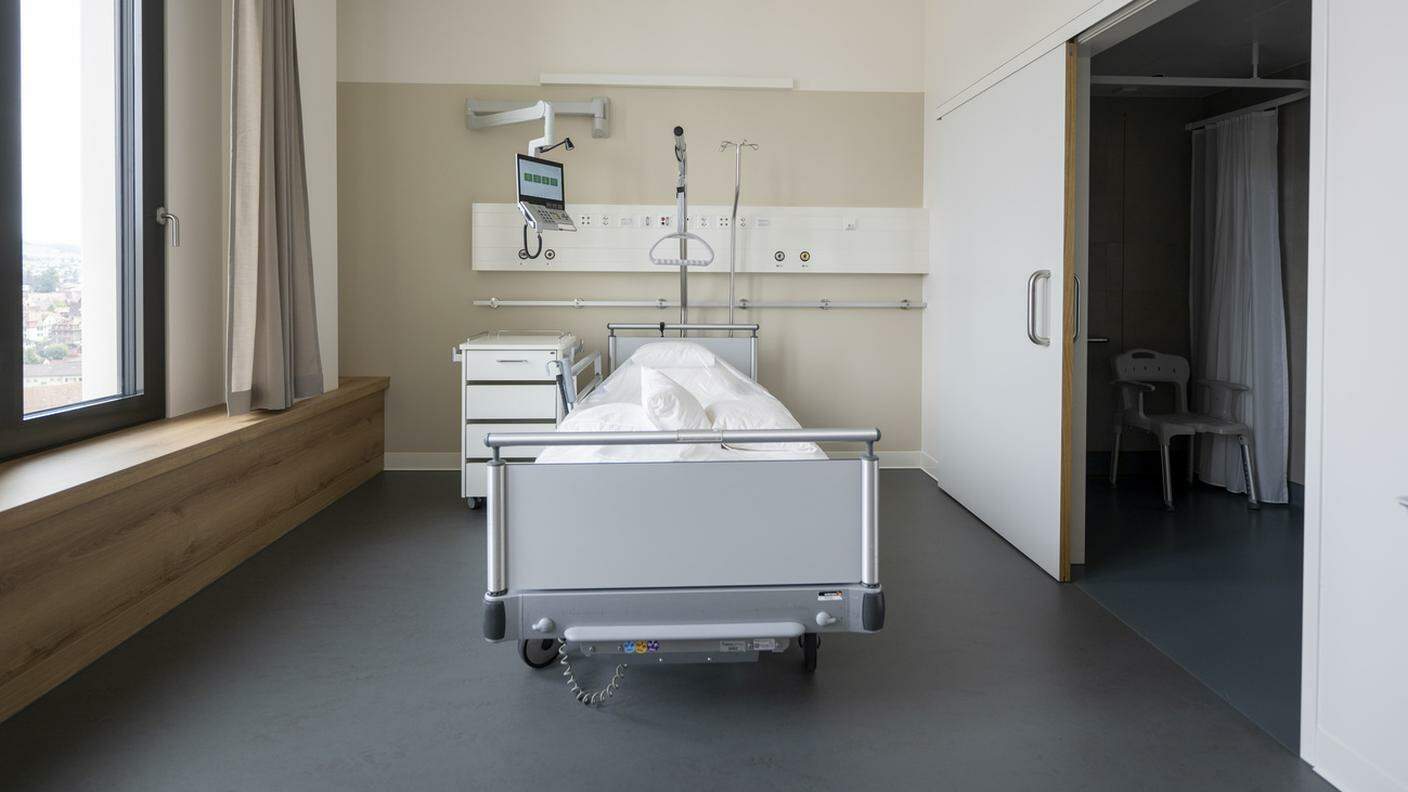 una stanza di ospedale in svizzera