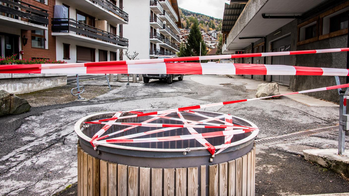 Il luogo del ritrovamento del cadavere