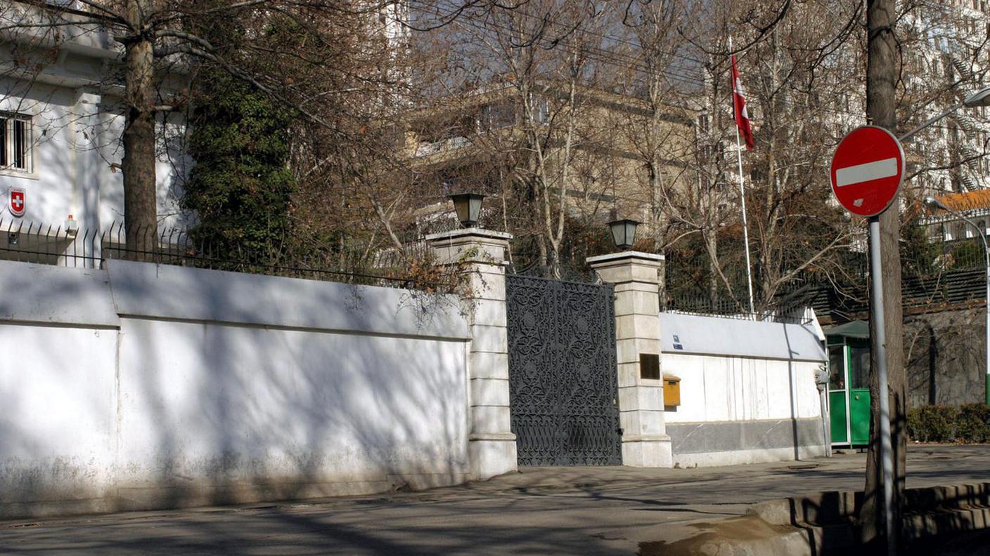 L'ambasciata svizzera a Teheran fotografata nel 2003