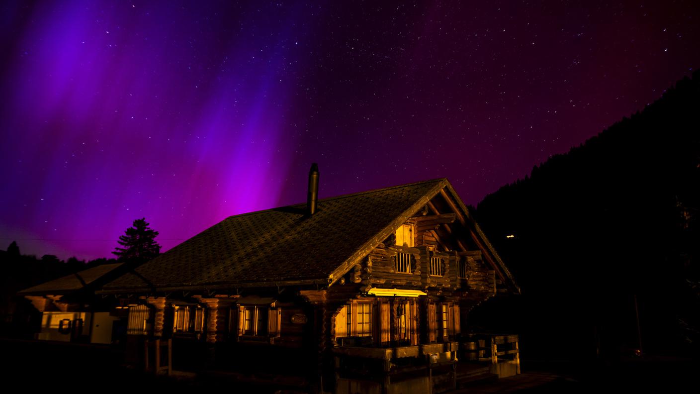 aurora boreale in svizzera