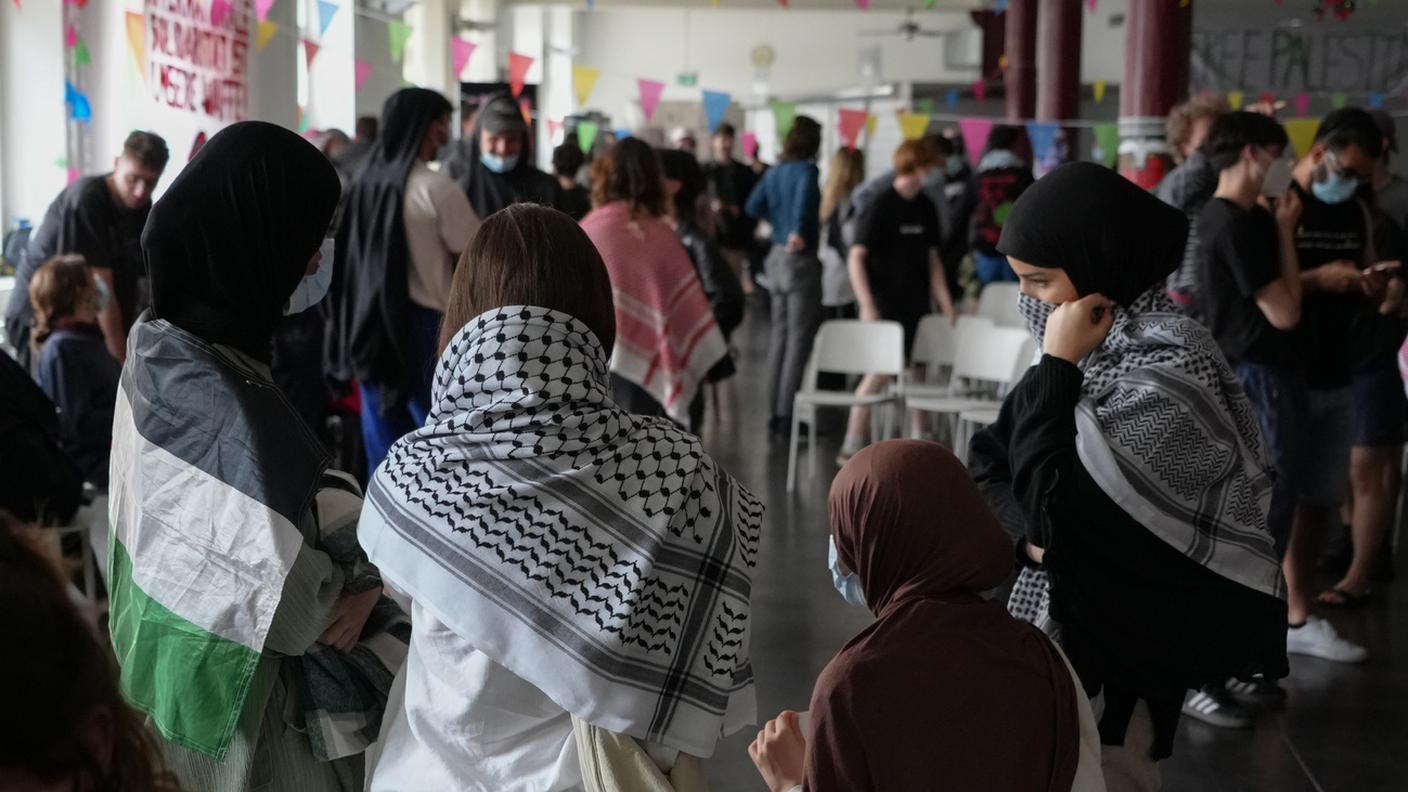 L'occupazione dell'ateneo bernese durante lo scorso weekend