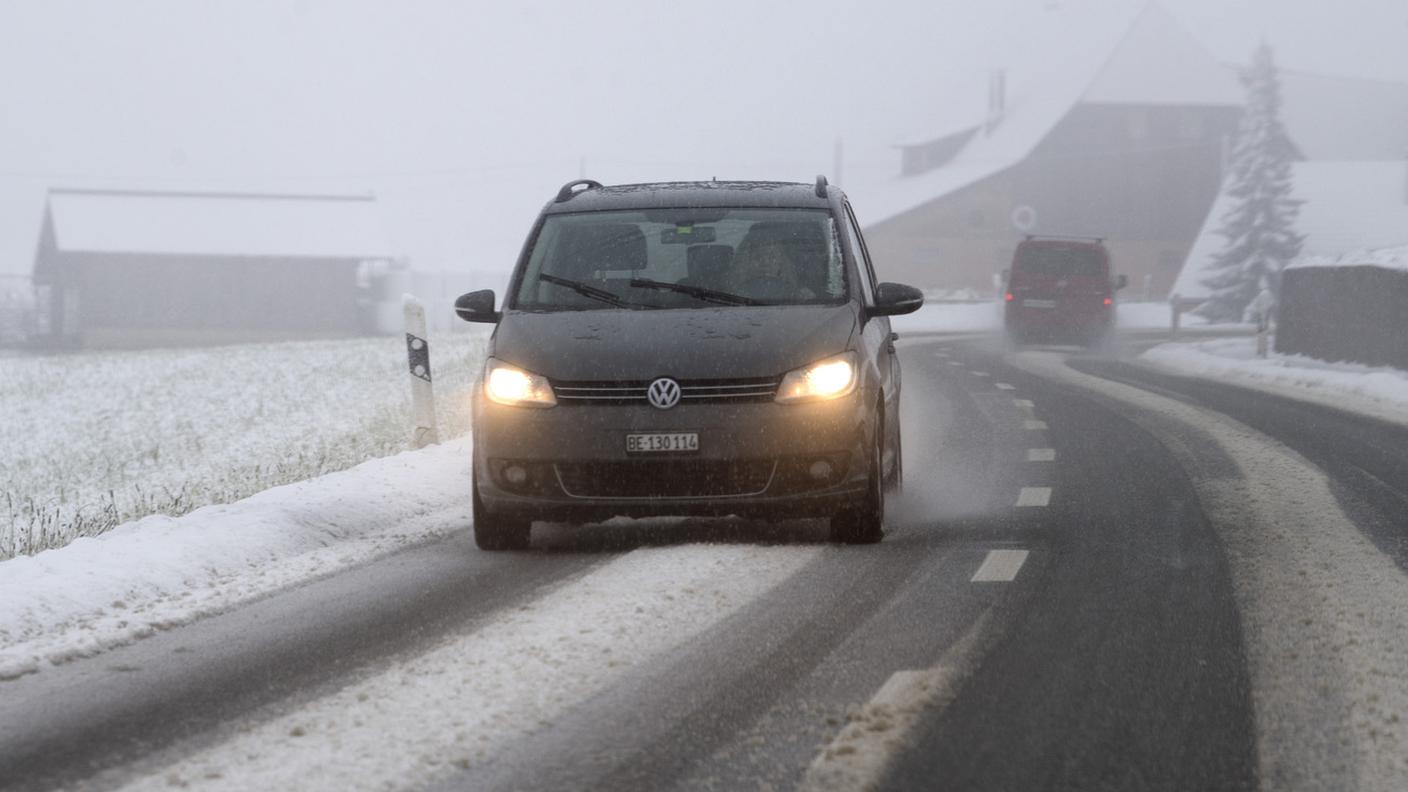 Strade imbiancate a Haeusernmoos