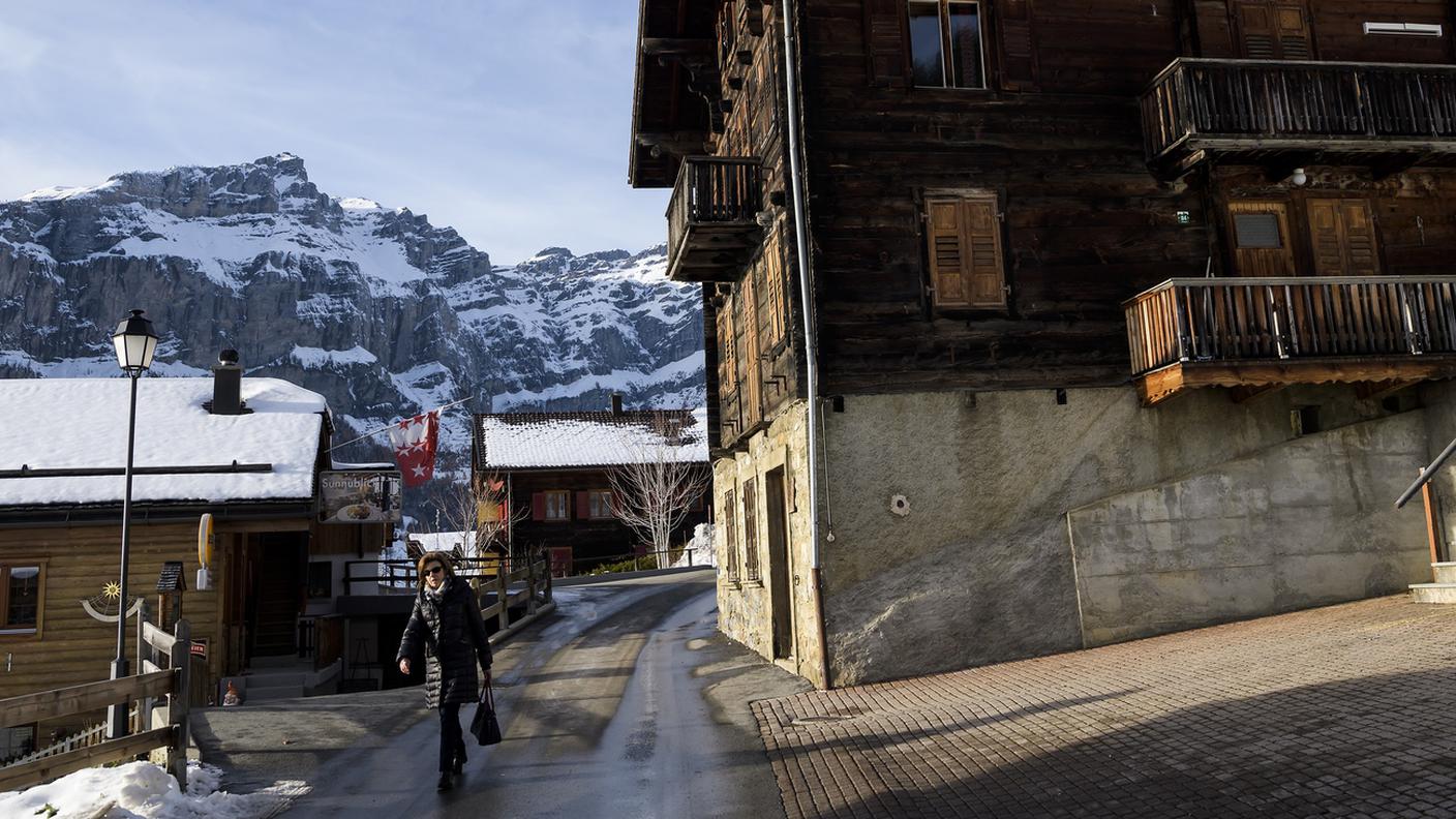 Uno scorcio del comune vallesano di Albinen