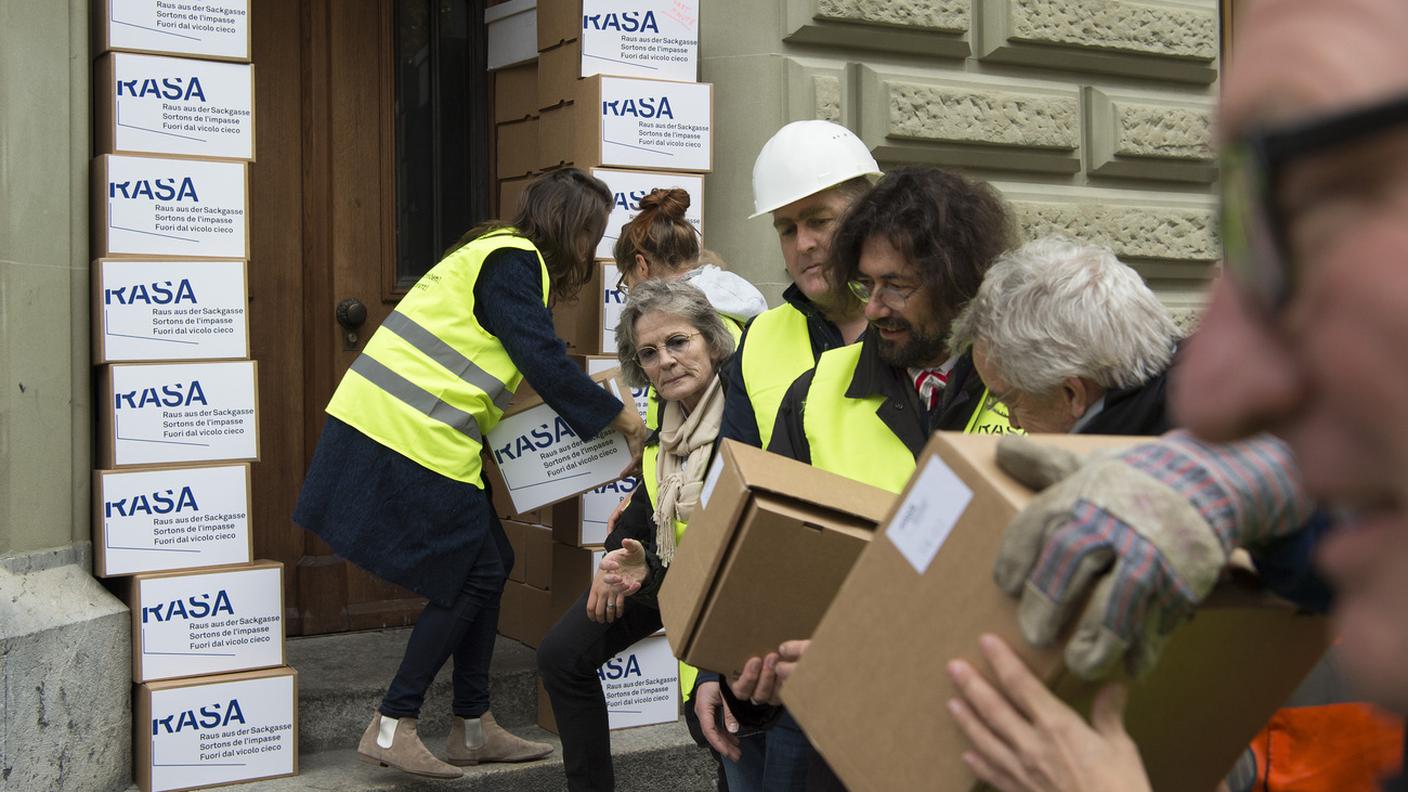 L'iniziativa RASA venne depositata nell'ottobre nel 2015