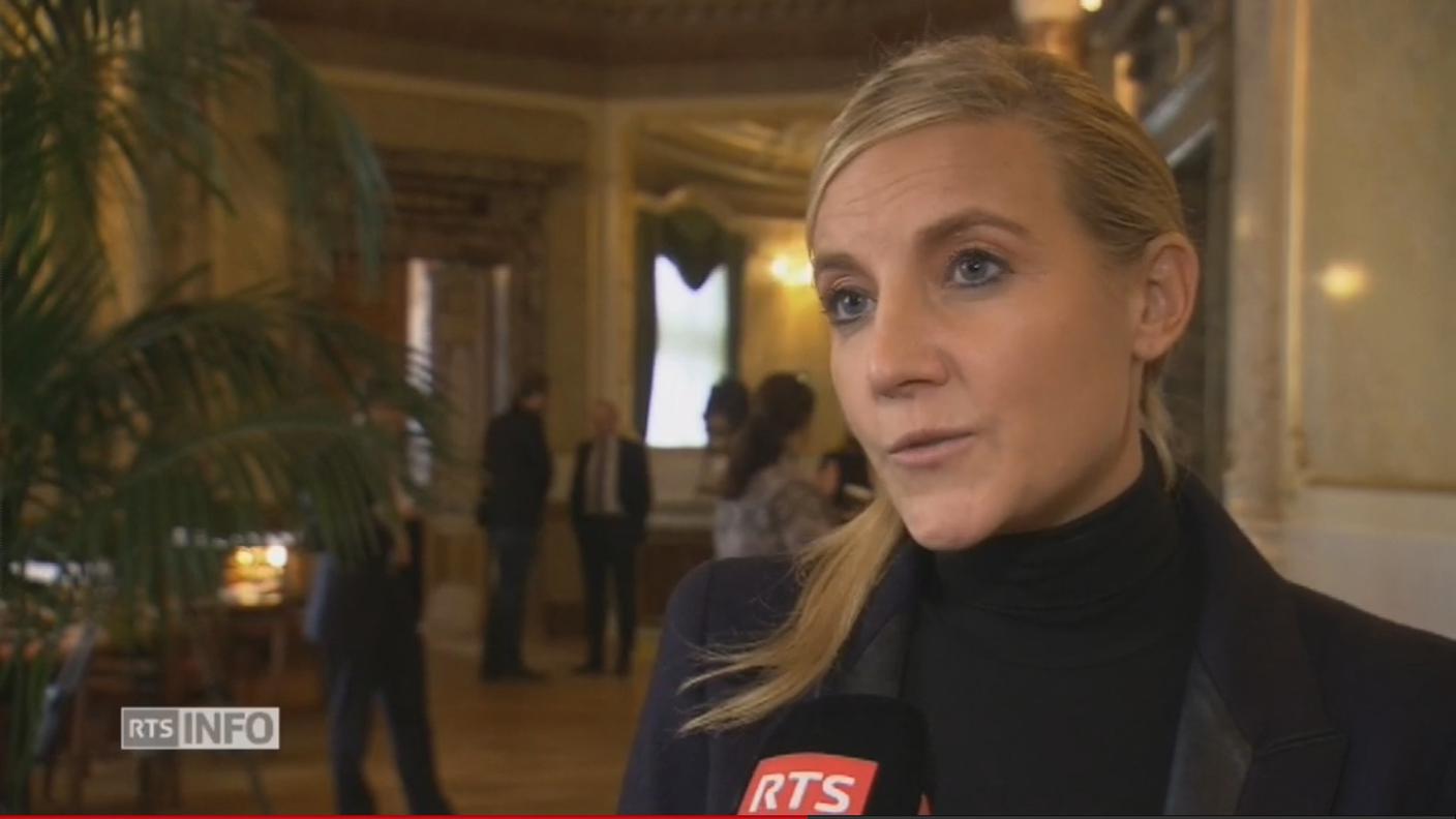 Céline Amaudruz alla RTS