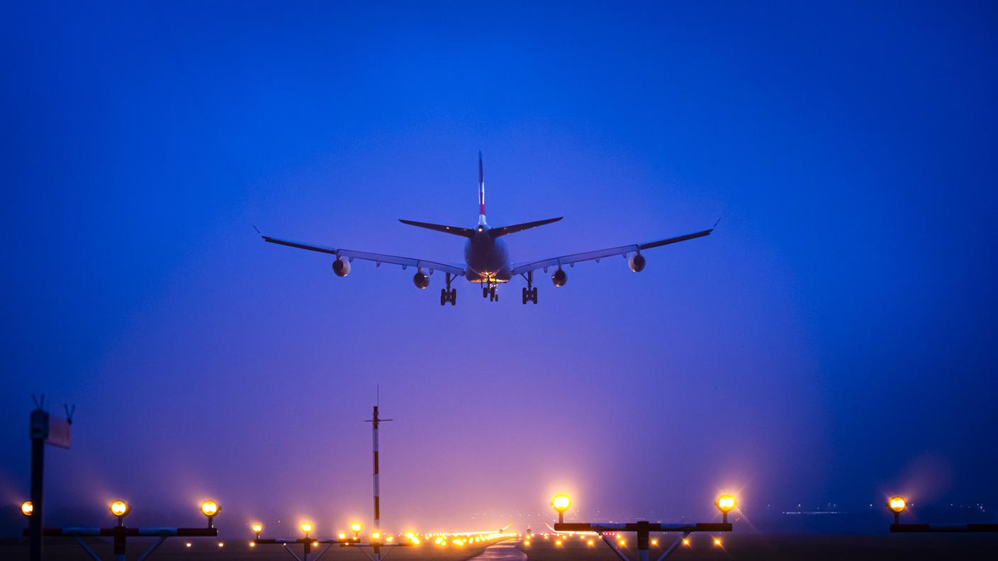 Un velivolo Swiss in arrivo all'aeroporto di Zurigo