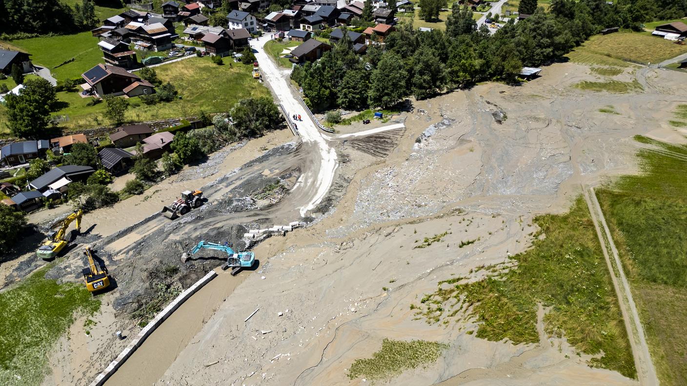 VS, nuove colate di detriti in Val-de-Bagnes