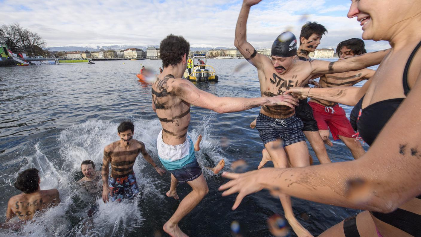 Un tuffo dove l'acqua è più... fredda