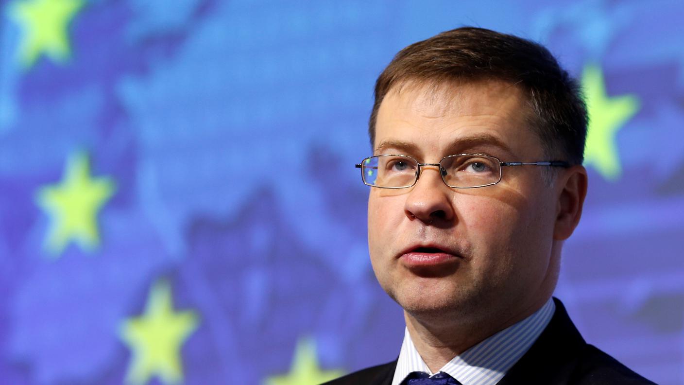 Valdis Dombrovskis, il vicepresidente della Commissione europea