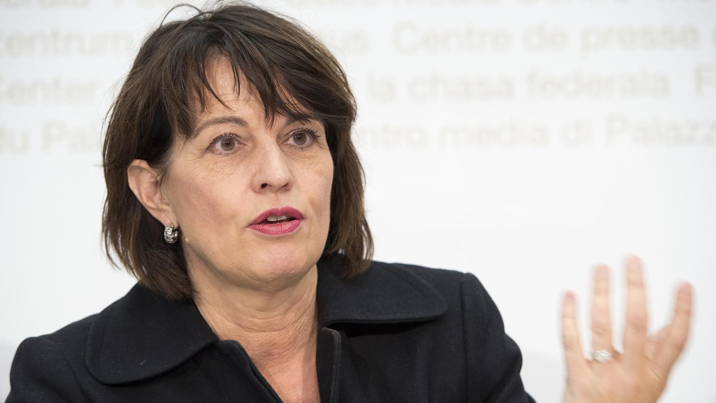 La presidente della Confederazione Doris Leuthard