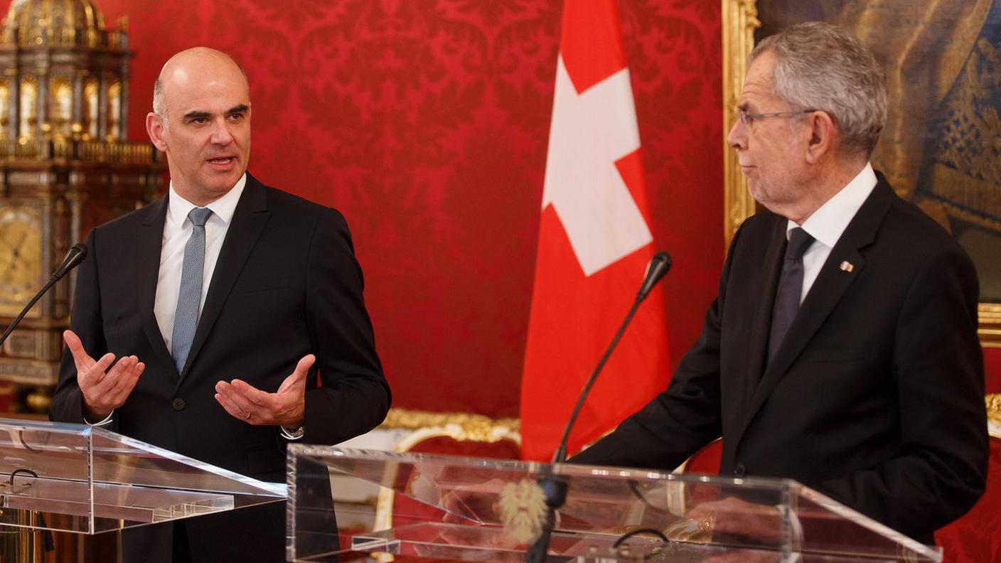 Alain Berset e Alexander Van der Bellen