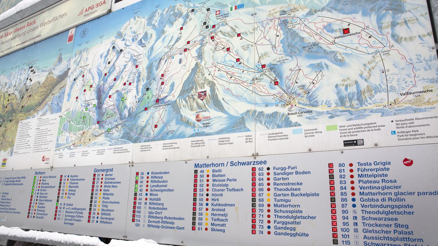 Poche piste aperte per gli sciatori
