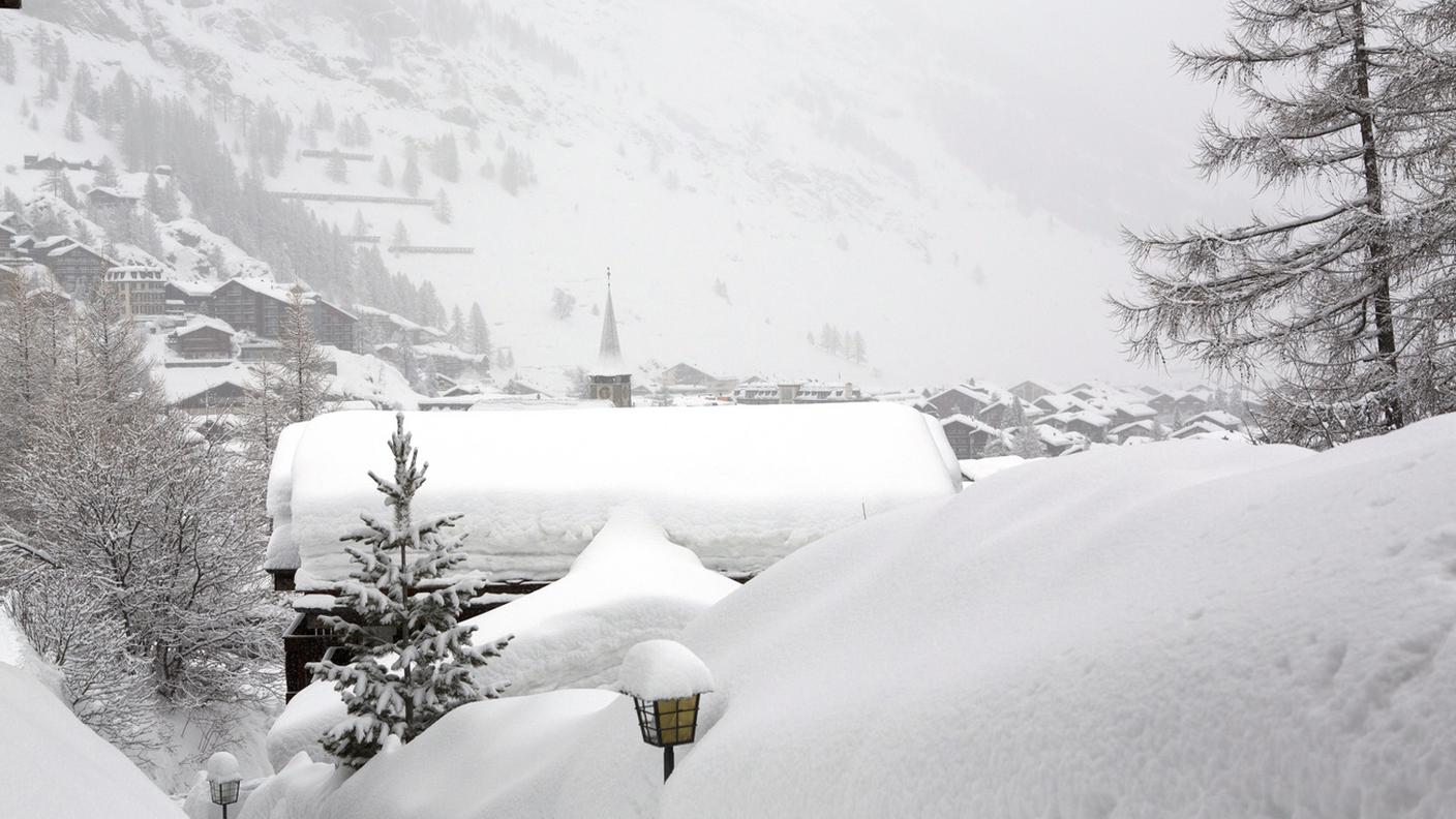 Zermatt sotto la neve