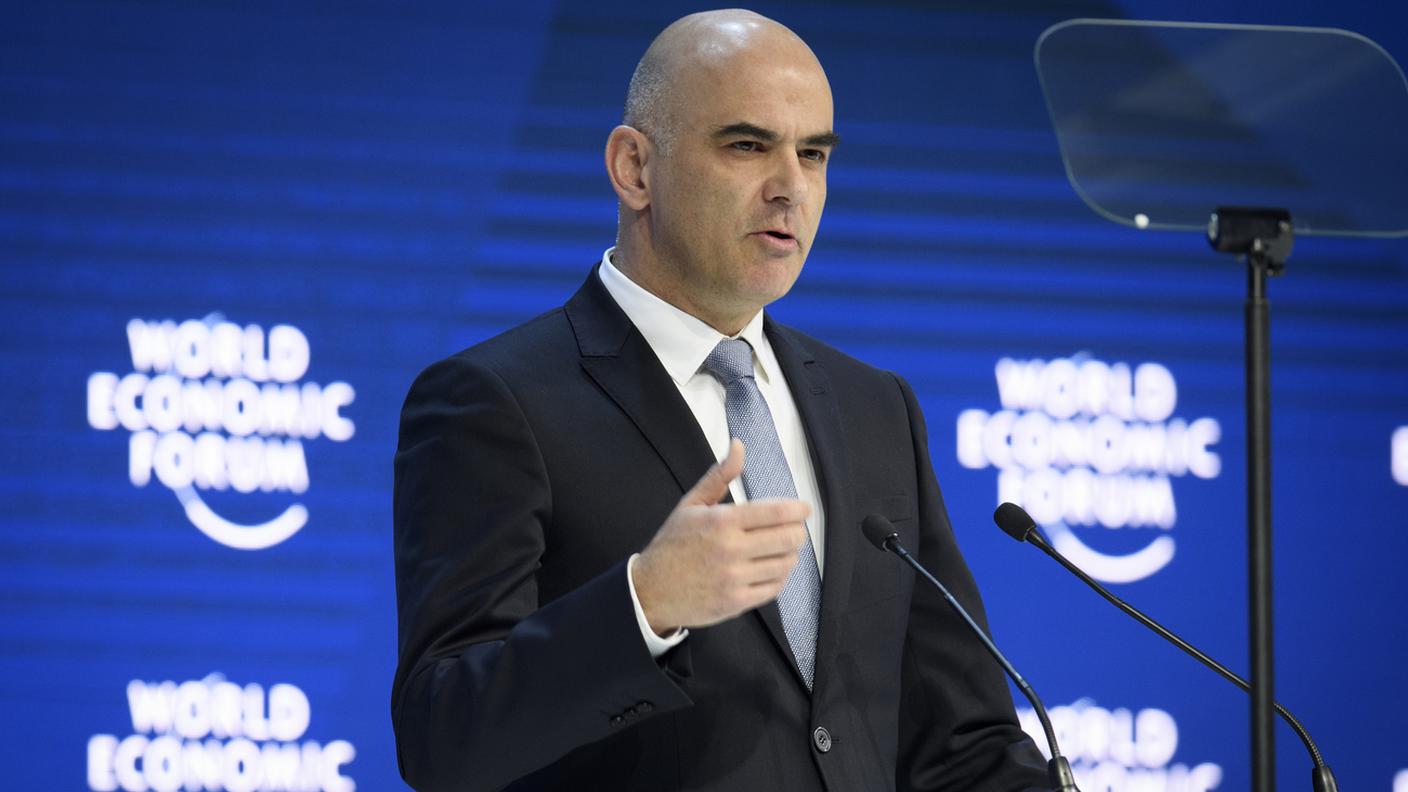 Il presidente della Confederazione, Alain Berset 