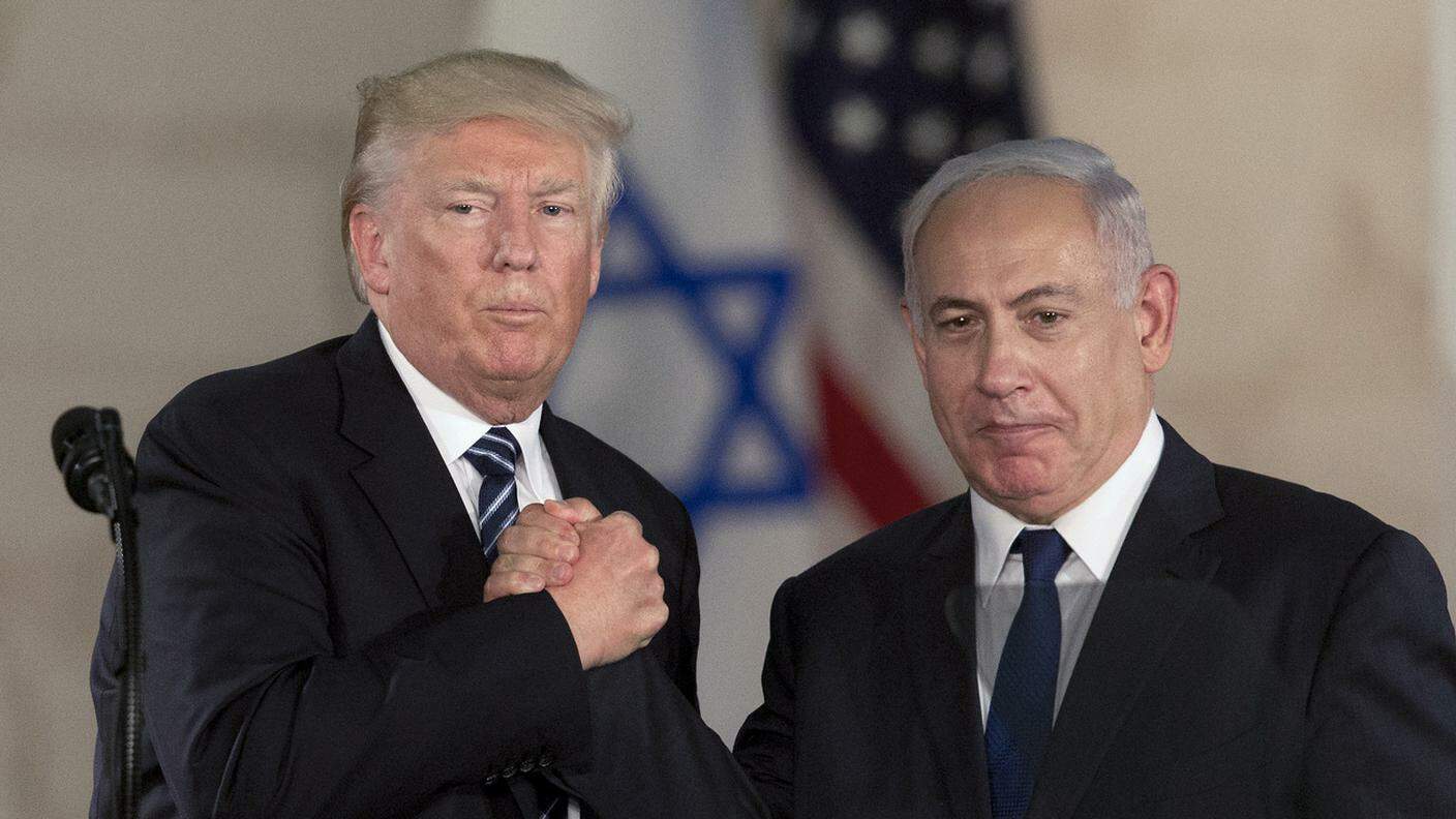 Trump e Netanyahu nell'incontro avuto nel maggio 2017