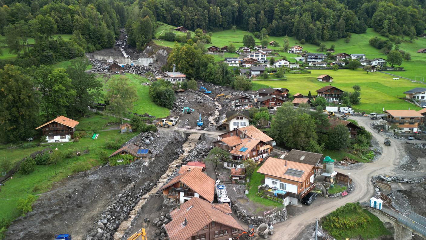 Brienz un mese dopo l'alluvione