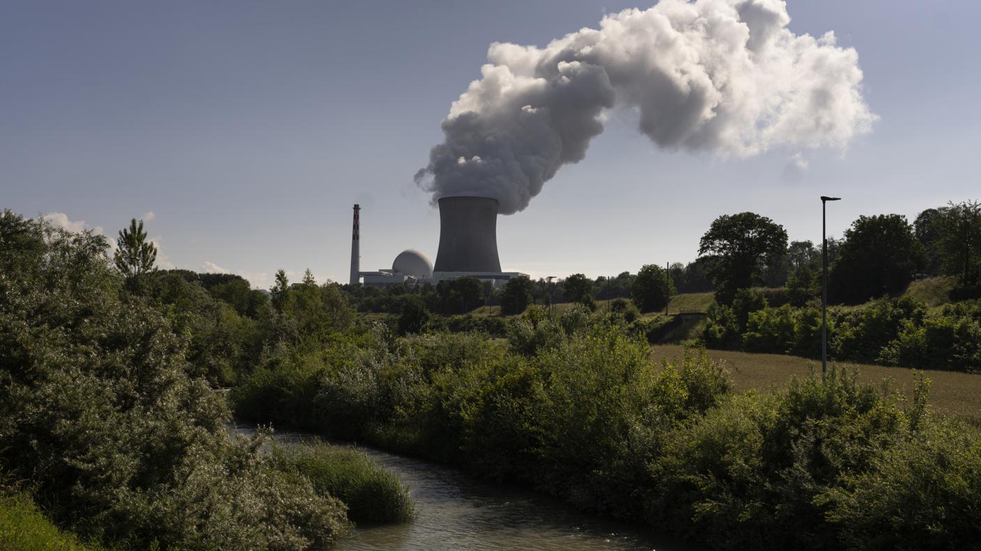 La centrale atomica di Leibstadt in un'immagine dello scorso giugno
