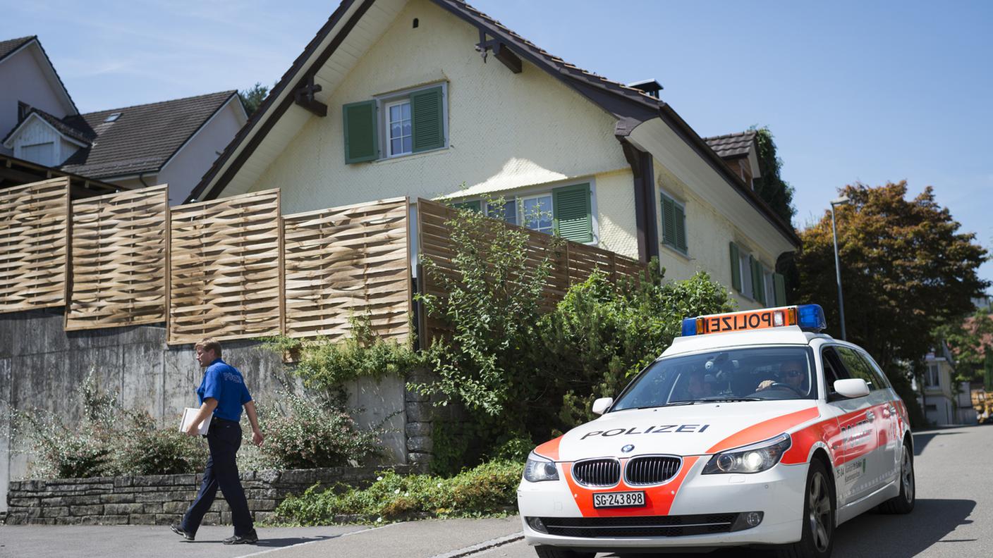 La casa di Staad in cui è stato rinvenuto il corpo della piccola