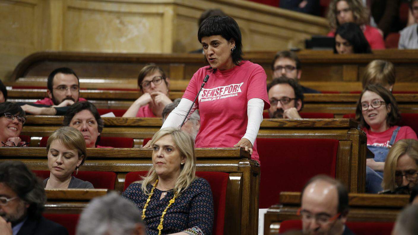 Un intervento al Parlamento catalano dello scorso anno