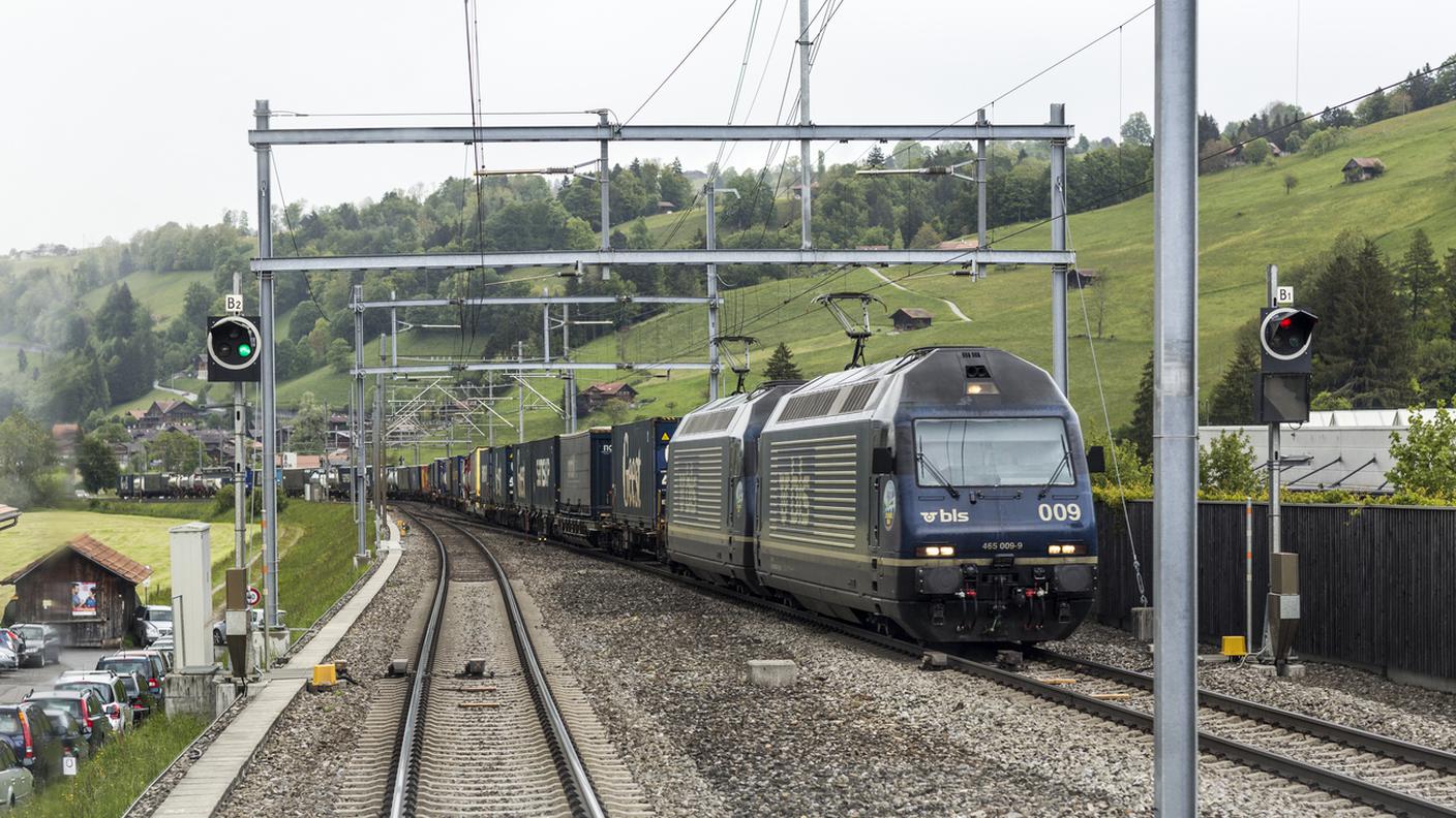 La tratta ha coperto il 54% della quota di mercato del trasporto su rotaia alpino