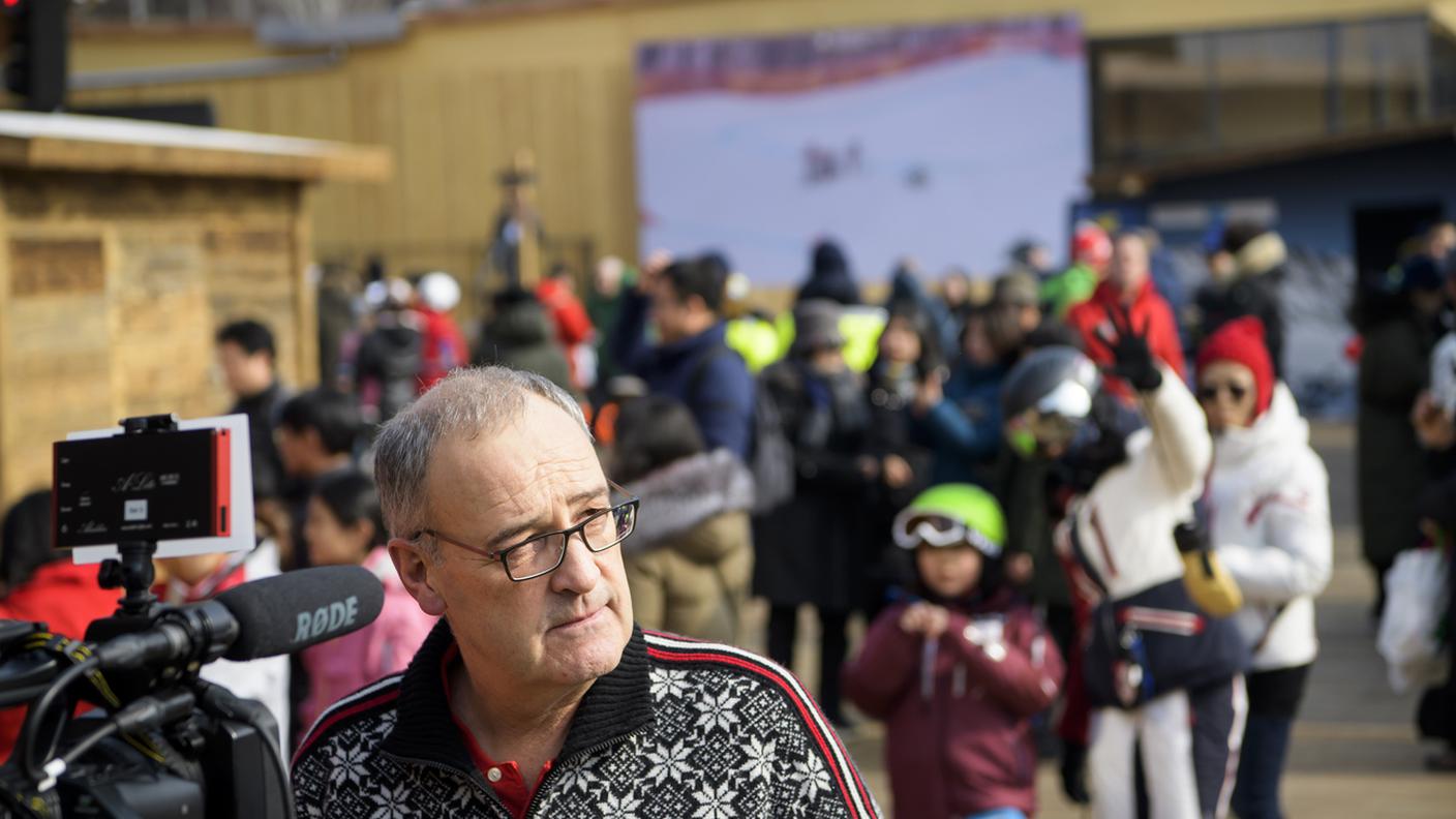 Parmelin ha visitato anche Pyeongchang dove si svolgono i Giochi olimpici