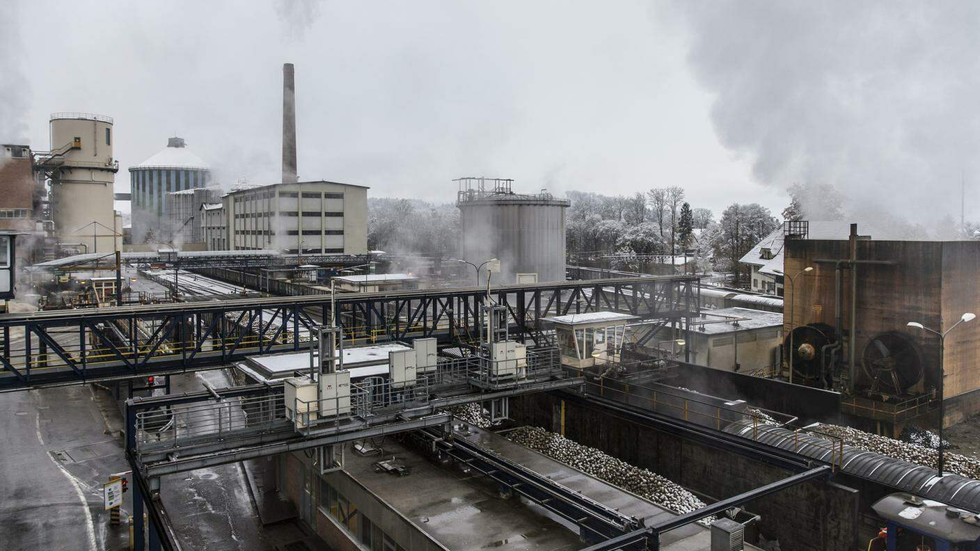 Una raffineria di zucchero ad Aarberg, nel canton Berna