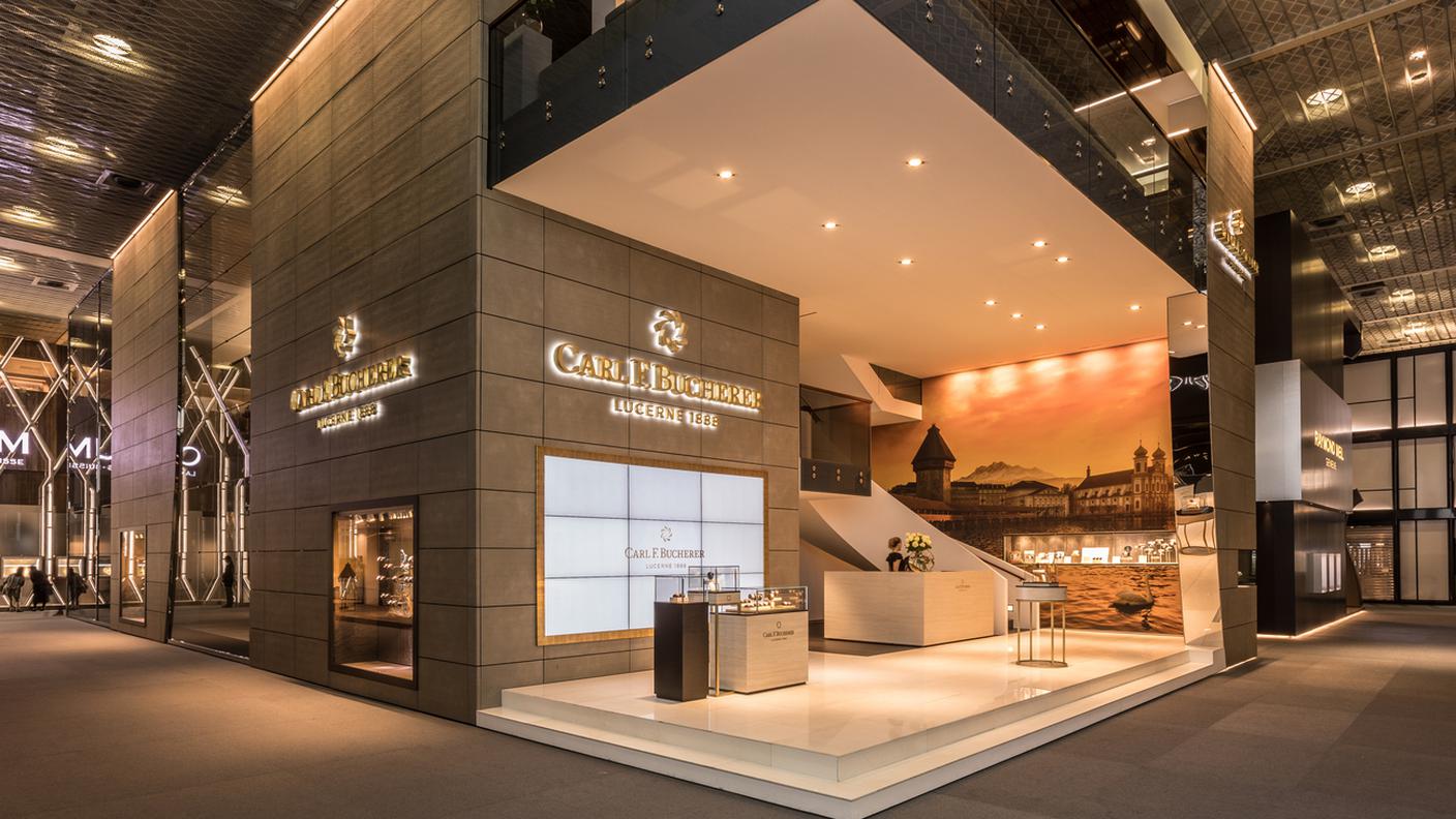 Lo stand della Carl F. Bucherer