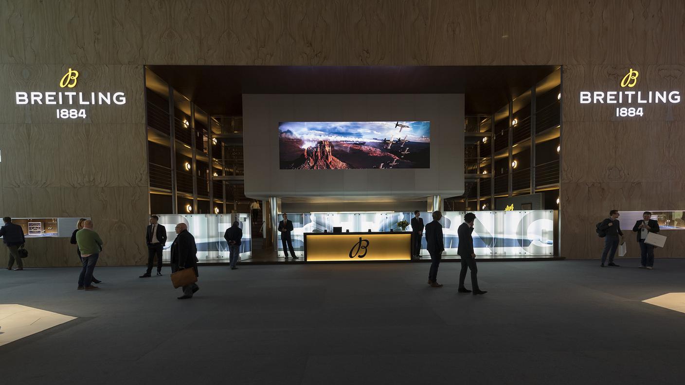 Lo stand della Breitling