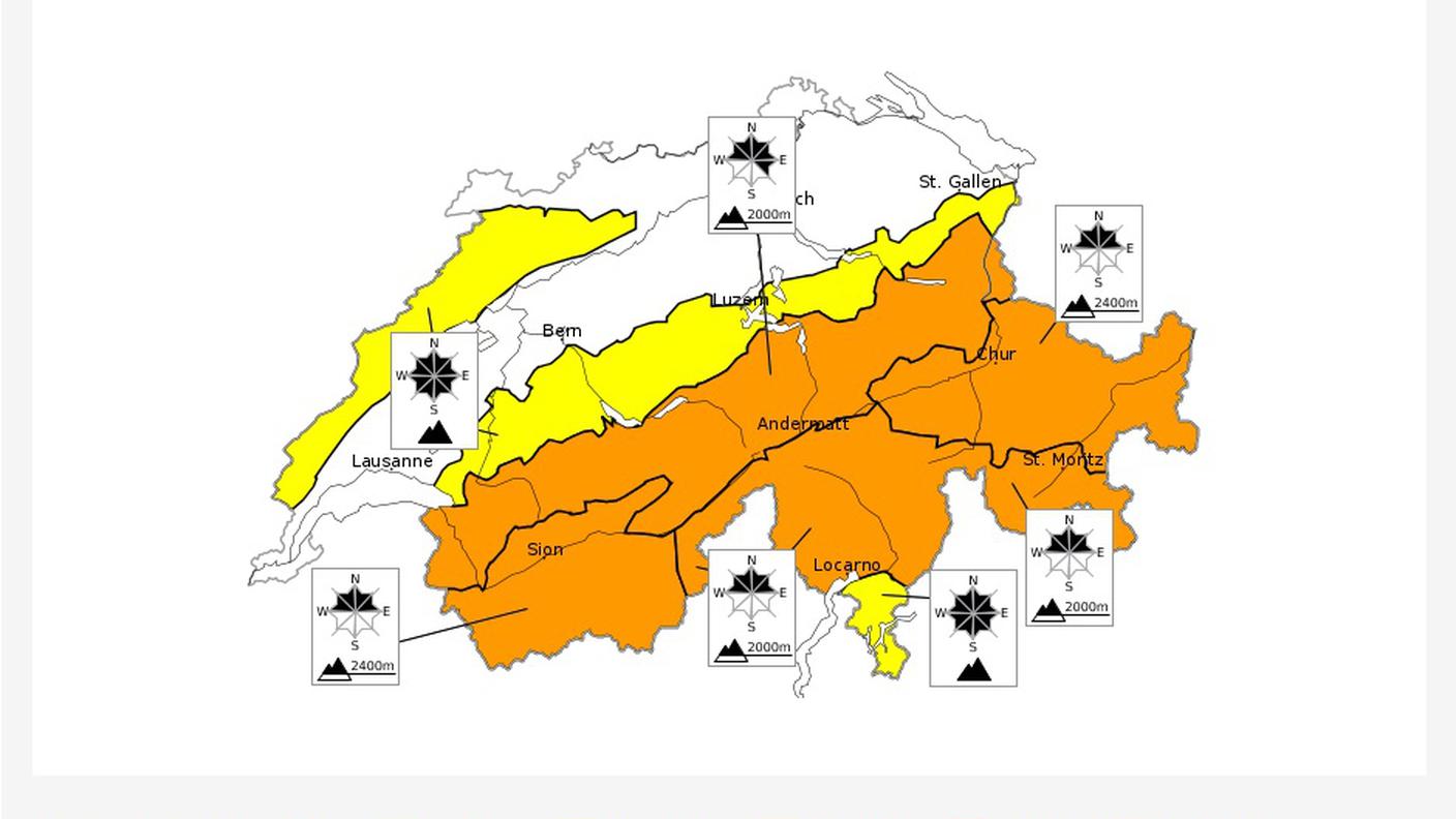 La situazione sul fronte del pericolo valanghe