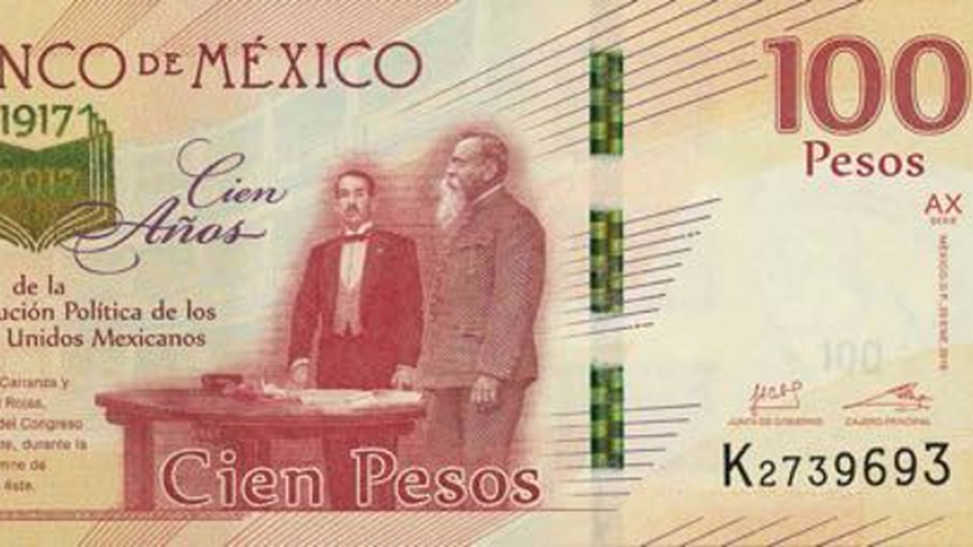 Banconota da 100 pesos messicana
