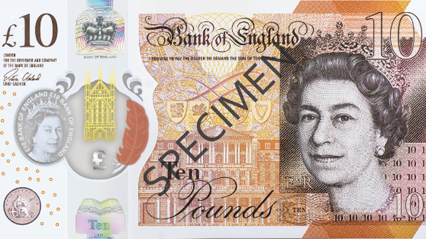 Banconota da 10 pound inglese