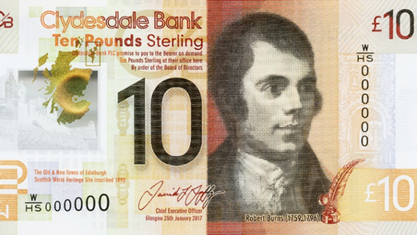 Banconota da 10 pound scozzese (Clydesdale Bank)