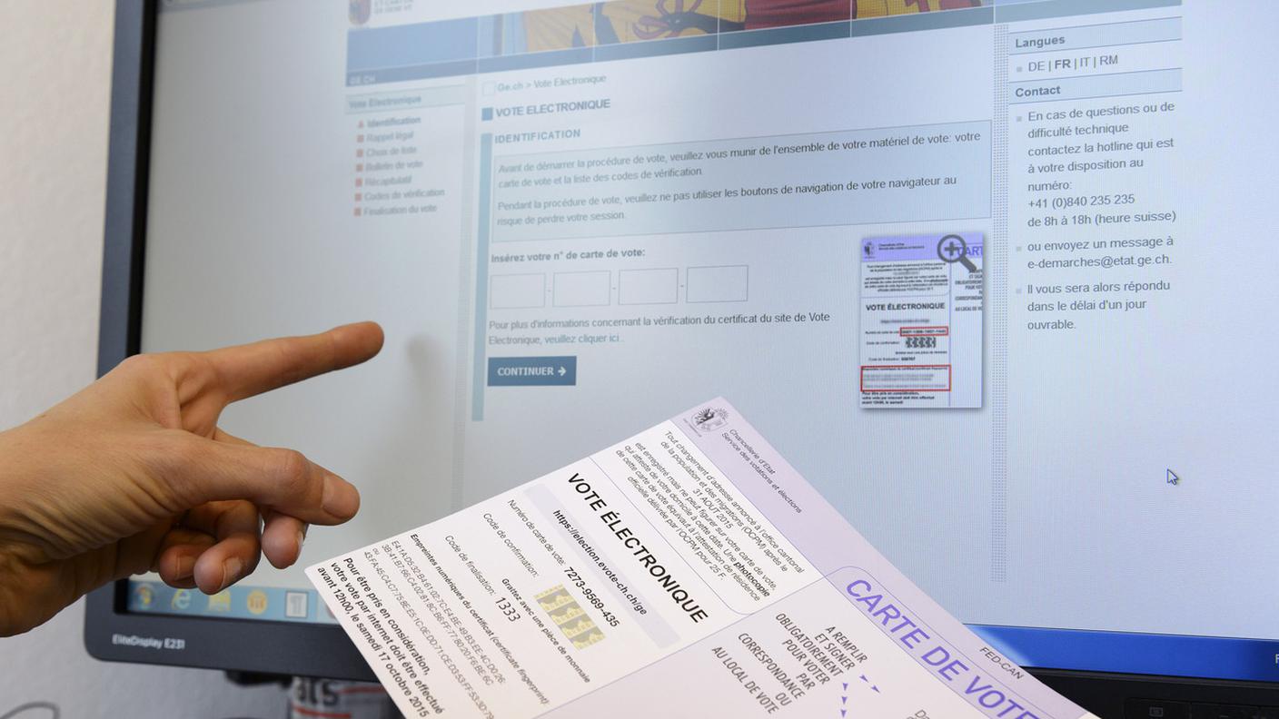 La Confederazione lavora alla generalizzazione del voto per via informatica