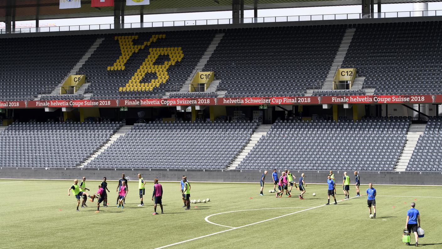 L'ultimo allenamento dello Young Boys 