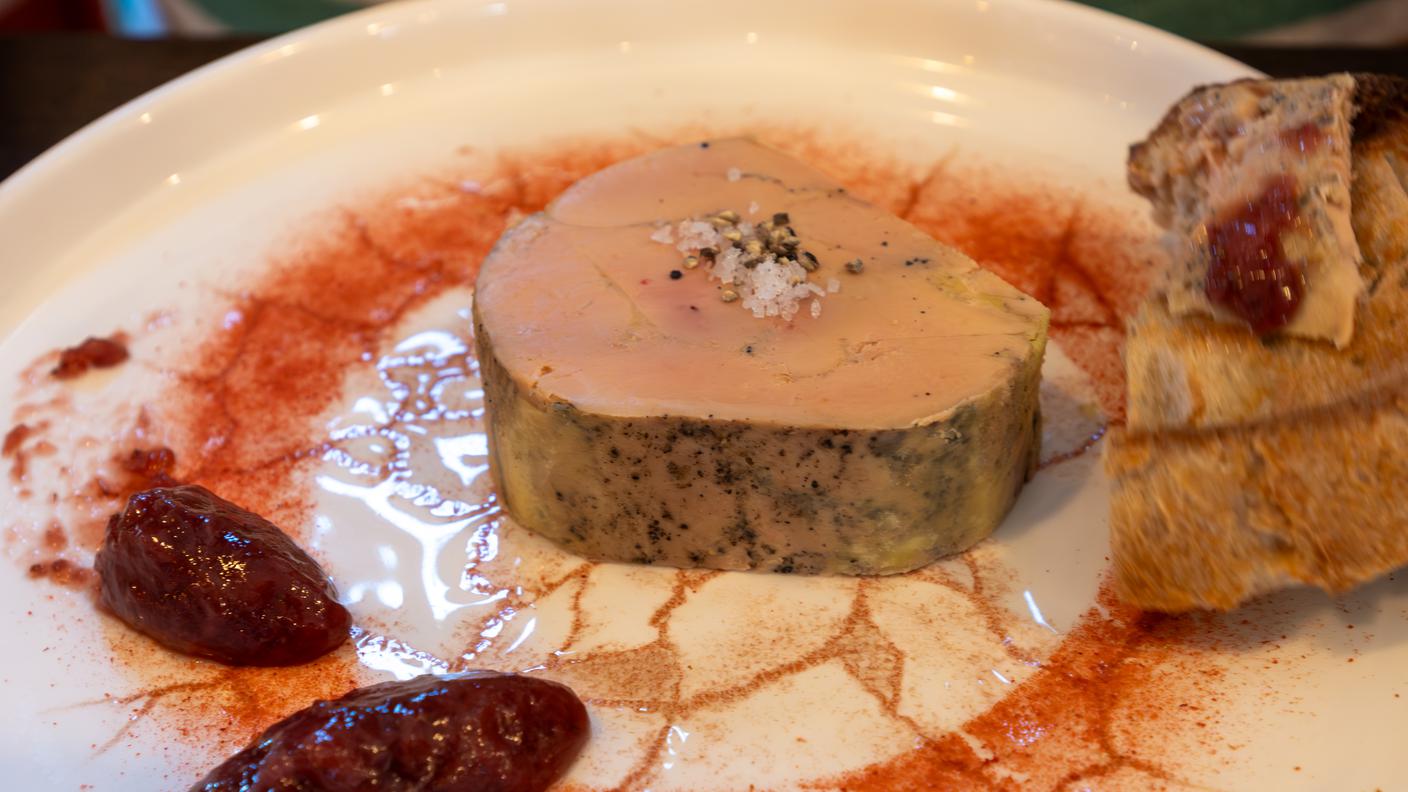 Un piatto di foie gras