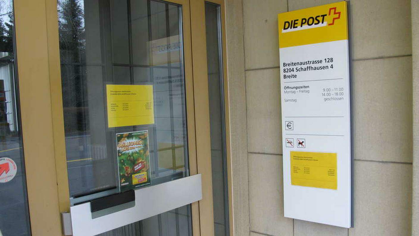 Alla problematica della chiusura degli uffici postali è legata un'iniziativa cantonale in votazione nel canton Sciaffusa