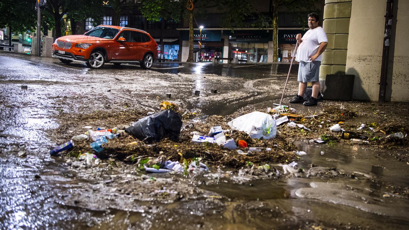 Strade come fiumi nella capitale vodese