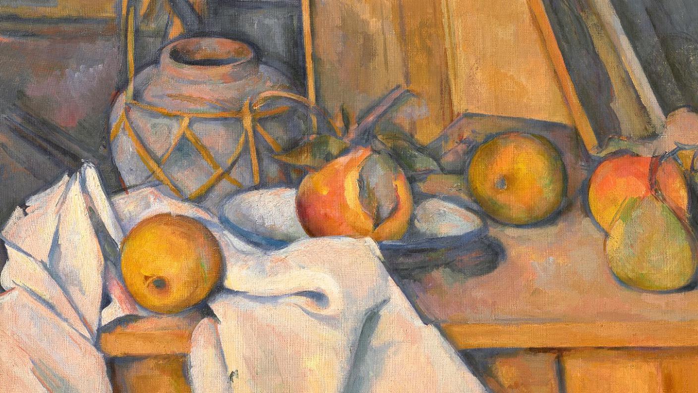 “Fruits et pot de gingembre” di Paul Cézanne, 1894.jpg