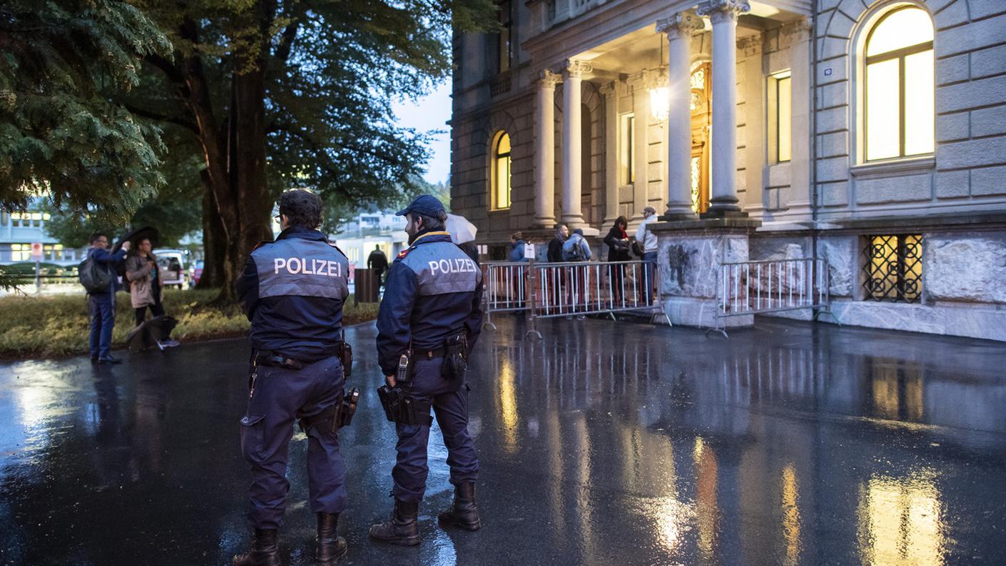 L'ingresso del Tribunale distrettuale di Winterthur dove è in corso il processo