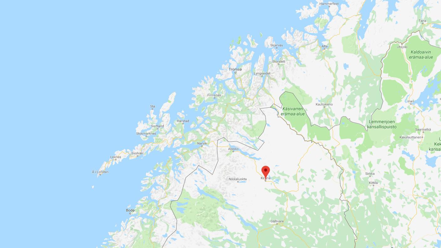 Kiruna in Svezia