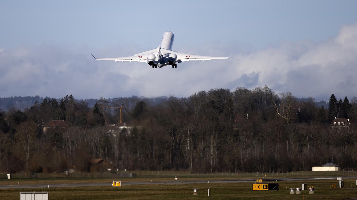 il nuovo aereo della Confederazione