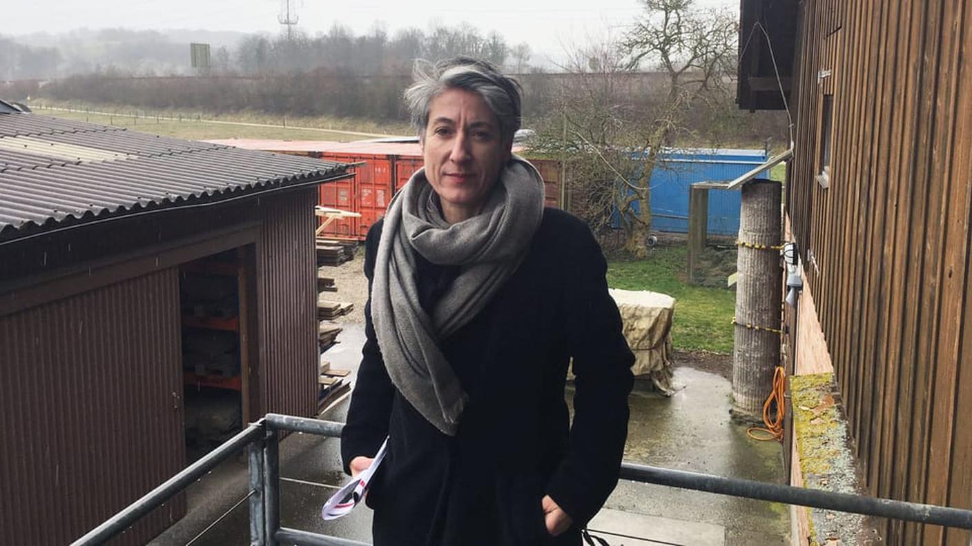L'archeologa Sandra Ammann