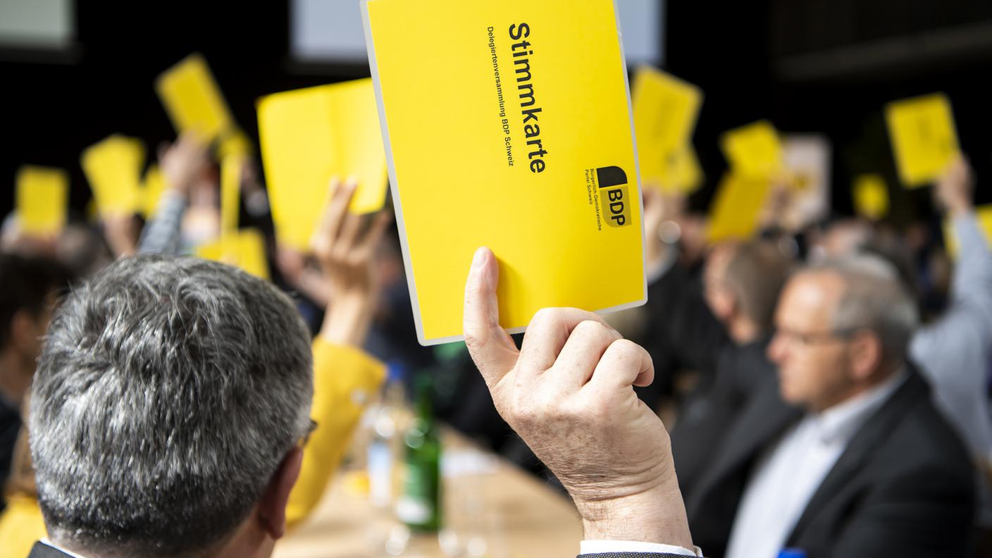 I delegati del partito si sono riuniti oggi nel canton Berna