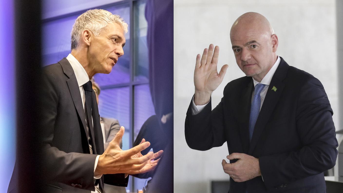 Michael Lauber e Gianni Infantino